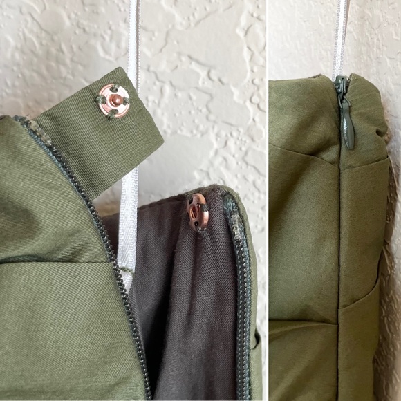 NWT Johanna Ortiz It's Never Too Late One Shoulder Midi Dress in Green Size 2 - Picture 12 of 15